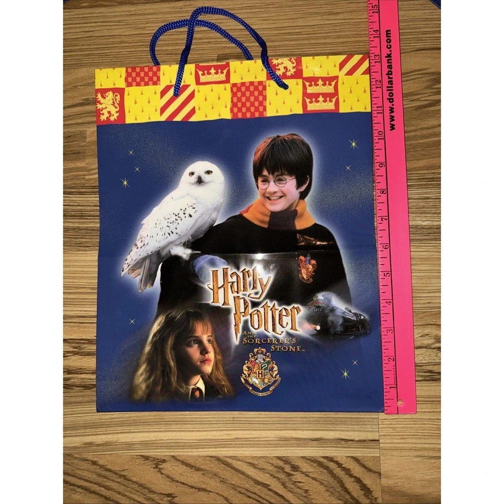 4 Vintage 2001 Harry Potter And The Sorcerer's Stone Gift Bag Hallmark Hermione